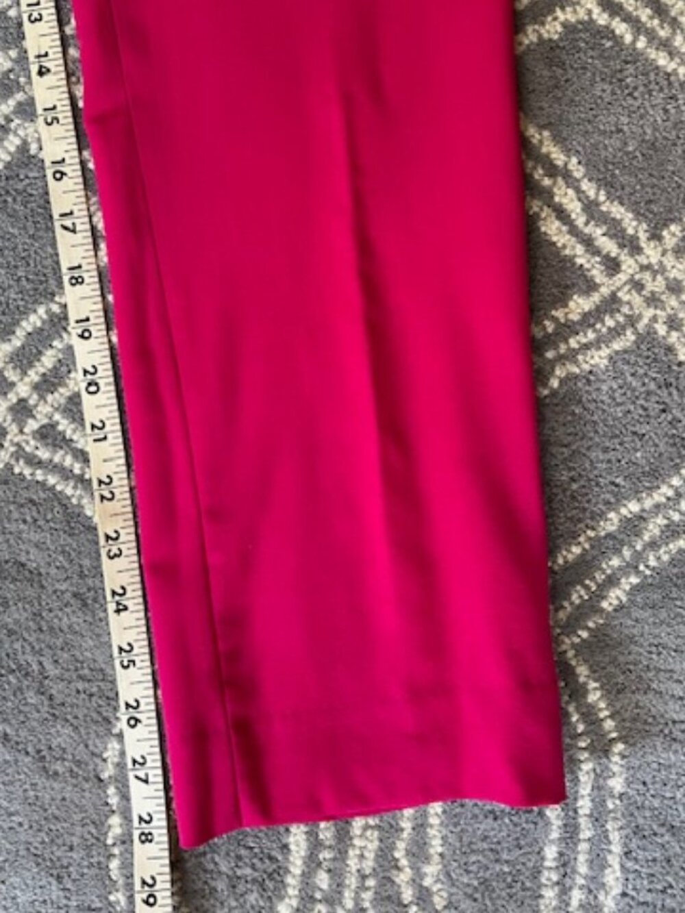 Banana Republic Ryan Vibrant Pink Pants Woman's Size 10 - Picture 7 of 11